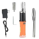 Cordless Electric Fish Scaler Tools,Built-in 12v Rechargeable Battery,2 Cutter Heads,Two-way Rotated,IPX7 Waterproof,Electric Fish Scaler Remover,Fish Scale Remover,Professional Fish Descaler Tool