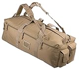 XMILPAX 90L Military Duffle Bag Tactical Gear Bag Deployment Bag Travel Bag with Detachable Backpack Straps (Coyote Tan)