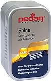 Pedag Shoe Shine Sponge | No Buffing Leather Protector | Polisher for Genuine, Synthetic, and Imitation Leather | Cleaner for Boots, Shoes, Jacket, Purse | Waterproof Protection | Any Color
