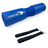 Virtee Barbell Pad for Squats, Lunges and Hip Thrusts - Weight Lifting Bar Cushion Pad Protector for Neck and Shoulder - Fit Standard and Olympic Bars