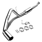 DNA MOTORING CBE-F150-97-4654L Stainless Steel Muffler CatBack Exhaust System [Compatible with 10-14 Ford F-150 Extended Cab 5.7' Bed]