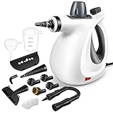 Pressurized Handheld Multi-Surface Natural Steam Cleaner with 12 pcs Accessories, Multi-Purpose Steamer for Home Use, Steamer for Cleaning Floor, Upholstery, Grout and Car
