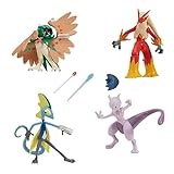 Pokemon 4.5-Inch Battle Figure 4 Pack - Includes Four Figures with Unique Battle Features - Amazon Exclusive