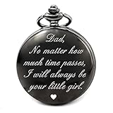 levonta Dad Gifts Birthday Gifts for Fathers Day – Dad No Matter How Much Times Passes I Will Always Be Your Little Girl