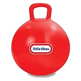 Little Tikes Bouncing Fun! Red Hopper 9301A - Mega 18' Inflatable Heavy Gauge Durable Vinyl Ball - Deflates Easily for Storage - Exercise Learning Fun? YES - Use That Energy! for Kids Ages 4-8