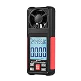 Intendvision HT605 Digital Anemometer, Handheld Wind Gauges Wind Speed Meter with Big Backlight LCD Screen, Air Flow Meter for Sailing Surfing Drone Flying RC Plane Golf Shooting HVAC