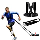 XccMe Sled Harness Tire Pulling Harness Fitness Resistance Training Workout -Adjustable Padded Shoulder Strap