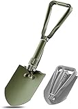 Military Folding Camping Shovel, w/Pick Foldable Tactical Shovel for Gardening, Camping, Hiking, Outdoor, Backpacking, Emergency Backpacking Shovel