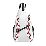 JDEIFKF Baseball Sling Bag Chest Bag Sport Baseball Crossbody Bags For Mens Womens