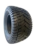 MARASTAR 24120-TO Turf Traction 24x12.00-12 4PR Rear TIRE ONLY for Riding Mowers, Black
