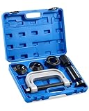 OMT Heavy Duty Ball Joint Press & U Joint Removal Tool Kit with 4x4 Adapters, for Most 2WD and 4WD Cars and Light Trucks (BL)
