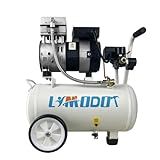 Limodot Quiet Air Compressor Portable, 70 dB, Silent and Electric for Car and Bike Tires, Nail Gun, and Pneumatic Tools, Garage, Shop, or Mechanic Accessories, 115V