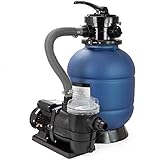 XtremepowerUS High-Flo Sand Filter Pump System 12' Filter Tank 10,000 Gal Above Ground Pool 3/4HP Pool Pump 2400GPH Flow