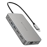 HyperDrive M1 M2 MacBook Pro USB C Hub -10-in-1 USB Hub Dual 4K HDMI, Ethernet, USB-A, USB C Adapter, 100W PD, MicroSD/SD, Audio Jack - M2 M1 MacBook Pro / Air, Windows PC, Chromebook