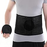 HKJD Umbilical Hernia Belt for Men & Women Plus Size, Abdominal Binder Support for Belly Button Hernia Support, Pain and Discomfort Relief from Umbilical, Navel, Ventral and Incisional Hernias (47'-59' 2XL/3XL