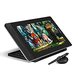 HUION KAMVAS Pro 13 Graphics Drawing Monitor with Stand, Full-Laminated Anti-Glare Screen Battery-Free Stylus 8192 Pen Pressure - 13.3 Inch Pen Tablet Display for Linux, Windows and Mac