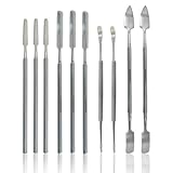 CYNAMED 10 Pc Stainless Steel Spatula Wax & Clay Sculpting Tool Set