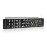 Pyle 12-Channel Wireless Bluetooth Power Amplifier - 6000W Rack Mount Multi Zone Sound Mixer Audio Home Stereo Receiver Box System w/ RCA, USB, AUX - For Speaker, PA, Theater, Studio/Stage -PT12050CH