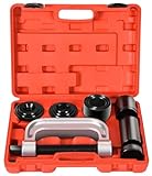 DHA Heavy Duty Ball Joint Press & U Joint Removal Tool Kit with 4x4 Adapters for 2WD 4WD Car Light Truck, Universal Upper and Lower Ball Joint Removal Press Tool Kit Remover Installer Service Set