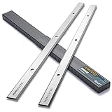 POWERTEC 13 Inch Planer Blades for Delta 22-580, 22-555, Grizzly G0689, Craftsman 21743, POWERTEC PL1300, Steel City 40100 Planer, Replacement for Delta 22-549 Planer Knives, Set of 2 (12802)