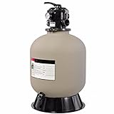 XtremepowerUS 75140-V 19' InGround Sand Filter System for Swimming Pool up to 24,000 Gallons, Gray