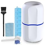 Electric Pill Crusher Grinder - Fine Powder Electronic Pulverizer for Small & Large Medication & Vitamin Tablets - Comes with Pill Organizer, Brush, Spoon, Cloth & Stainless Steel Blades by Pill Mill