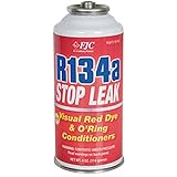 FJC 9140- R134a Stop Leak w/ Red Leak Detection Dye for MVAC systems in a 3oz Self Sealing Container