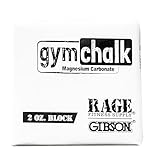 Rage Fitness Gym Chalk Block (2oz), Magnesium Carbonate Athletic Chalk Block for Excellent Grip, Gym Workout Grip Chalk, Weightlifting, Gymnastics, Rock Climbing White