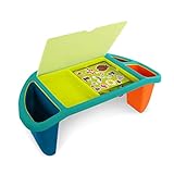 B. toys- Imagination Station- Creaitve Kids Lap Desk – Lap Desk for Art, Coloring, Writing – Portable Table with Storage Space – Reusable Sticker Set – 3 Years +