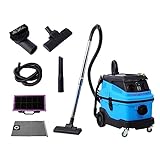 Shop Vacuum, Shop Vacuum Wet and Dry, Shop Vac with More Than 18kpa Powerful Suction Great for Garage, Home, Workshop, Hard Floor and Pet Hair 8 Gallon Large Capacity 1200w, Cord Length 5 Meters