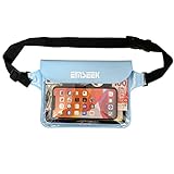 EMSEEK Waterproof Waist Pouch Dry Belt Bag Fanny Pack Keep Your Key Fob Wallet Kindle Phone Dry Perfect For Swim Surf Snorkel(Blue)
