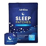 Adellina Sleep Patches for Adults Extra Strength, Sleep Support Patches for Men and Women, Better All Natural Cruelty Free Sleep Aid Alternative | 30 Patches