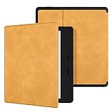 Ayotu Skin Touch Feeling Case for All-New Kindle Oasis(10th Gen, 2019 Release & 9th Gen, 2017 Release),with Auto Wake/Sleep,New Waterproof 7''Kindle Oasis Cover,Soft Shell Series KO The Maple Yellow