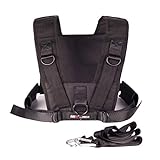 miR BHAR Sled Harness with (Optional) Sled Harness, Without Sled, Black