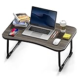MIIRR Foldable Lap Desks for Laptop, 23.6 inch Laptop Tray Table, Portable Bed Tray Table, Laptop Desk for Working, Writing and Eating