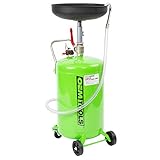 OEMTOOLS 87042 18 Gallon Portable Oil Lift Drain, Waste Oil Drain with Steel Waste Oil Container, Oil Changing, Oil Dolly for Motor Oil Drain, Funnel Drain