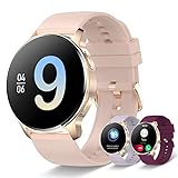 Iaret Smart Watch for Women, Bluetooth Call Fitness Tracker for Android and iOS Phones Waterproof Smartwatch with 1.32' HD Full Touch Screen AI Voice Control Heart Rate Sleep Monitor Pedometer