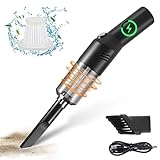 Handheld Vacuum Cordless Bug Catcher for Insect Spider Stink Bug Cockroach Moth Bee, Rechargeable Strong Suction Portable Vacuum Cleaner Long Reach Bug Sucker for Car Home Office, Dry & Wet Use, Black