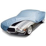 iCarCover Custom Car Cover for 1967-1969 Chevy Camaro Waterproof All Weather Rain Snow UV Sun Protector Full Exterior Indoor Outdoor Car Cover