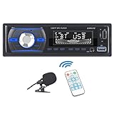 LXKLSZ Auto Radio Car Stereo Bluetooth Single Din LCD Audio Radio with APP Control MP3 Player Supports Hands Free Calling AM/FM Radio AUX Input TF/EQ/USB Fast Charging Radio Receiver