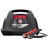 Schumacher SC1281 6/12V Fully Automatic Battery Charger, Engine Starter, Boost Maintainer and Auto Desulfator with Advanced Diagnostic Testing- 100 Amp/30 Amp, 6V/12V