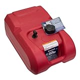 Attwood 8806LP2 Epa Certified 6 gallon Portable Fuel Tank, Red