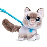 furReal Wag-A-Lots Kitty Interactive Toy, 8-inch Walking Plush Cat with Sounds, Kids Toys for Ages 4 Up by Just Play