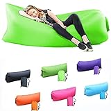 DERJLY Inflatable Lounger Air Sofa Hammock for Outdoor, Travelling, Camping, Hiking, Picnic