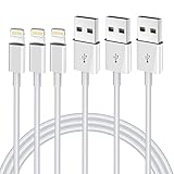 iPhone Charger 3FT, [Apple MFi Certified] Lightning Cable Original 3Pack USB Fast Charging Data Sync Cord Compatible with iPhone 13/12/11 Pro Max/XS MAX/XR/XS/X/8/7/Plus/6S/6/SE/5S（3FT）