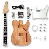 BexGears Electric Guitar Kits Okoume wood Body maple neck & composite ebony fingerboard
