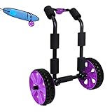 ASMSW Adjustable Stand Up Paddle Board SUP Surfboard Carrier Cart Trolley Lightweight Dolley with Easy to Use Beach Wheels