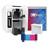 Magicard Pronto 100 ID Card Printer & Complete Supplies Package with Bodno ID Software - Bronze Edition