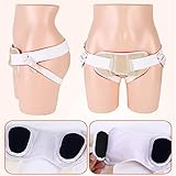 Hernia Belt Truss for Single/Double Inguinal or Sports Hernia, Hernia Support Brace for Men for Women Relief Recovery Strap with 2 Removable Compression Pads Comfortable Material