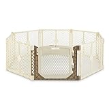 Toddleroo by North States Superyard Ultimate 8 Panel Baby Play Yard, Made in USA: Safe Play Area, Indoors/Outdoors, 34.4 sq ft Enclosure (26' Tall, Ivory), 1 Count (Pack of 1)